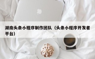 亳州湖南头条小程序制作团队（头条小程序开发者平台）